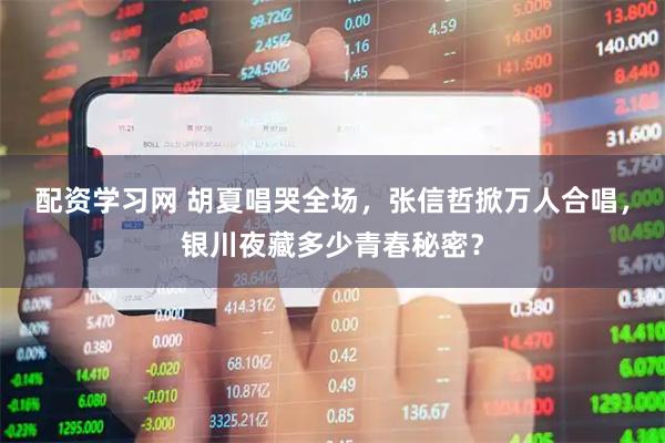 配资学习网 胡夏唱哭全场，张信哲掀万人合唱，银川夜藏多少青春秘密？